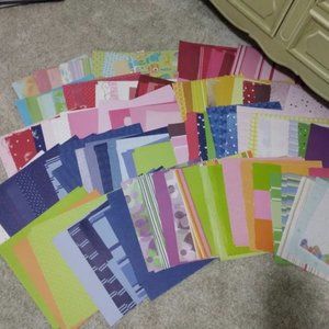 208 Pages of 12" x 12" Card Stock Paper